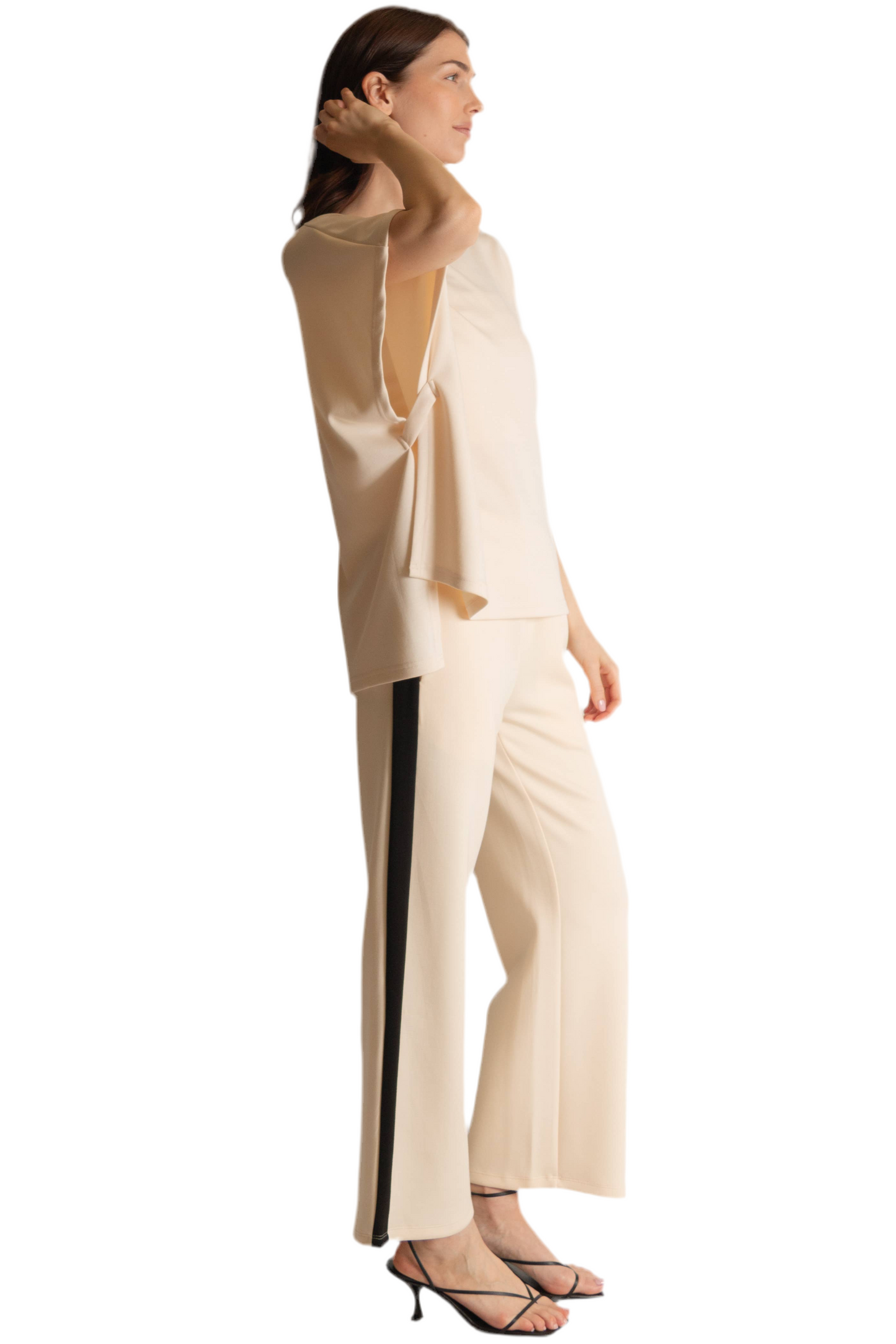 Butter Modal Side Slit Cape Top