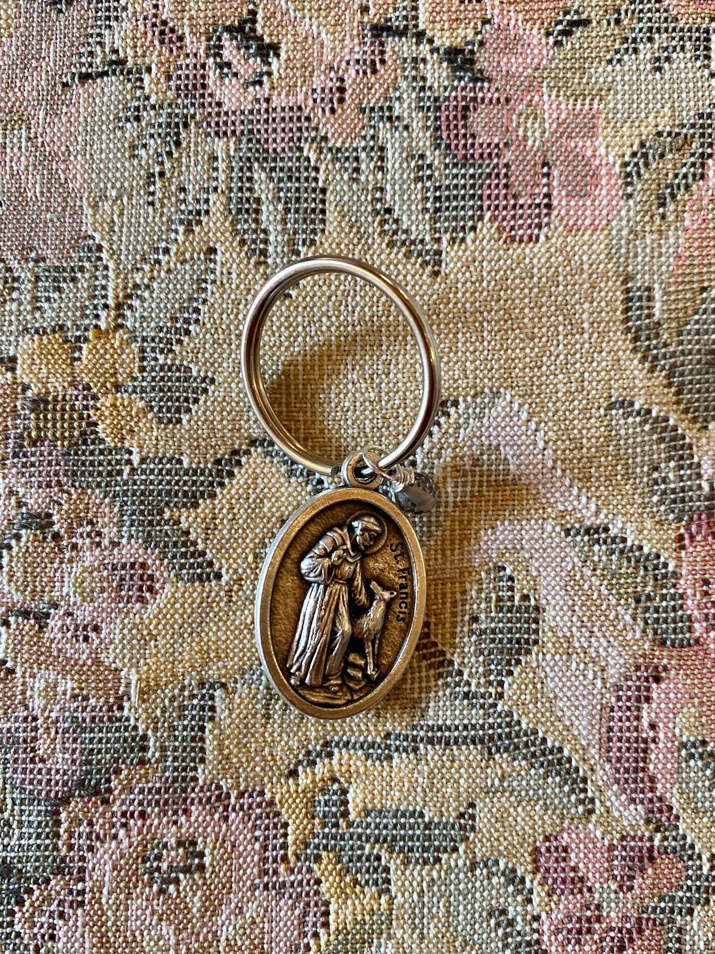 HER Story - Bless this Pet Tag with Gemstone - Dog/Cat Charm