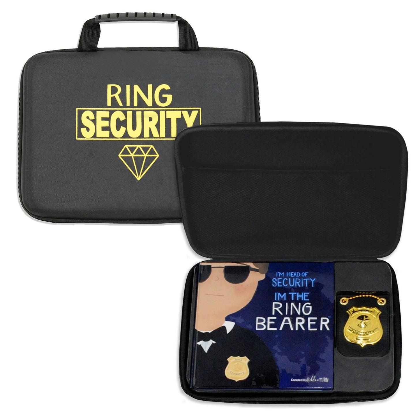 Bearington Collection - Ring Bearer Gift Set w/Story Book, Badge and Briefcase
