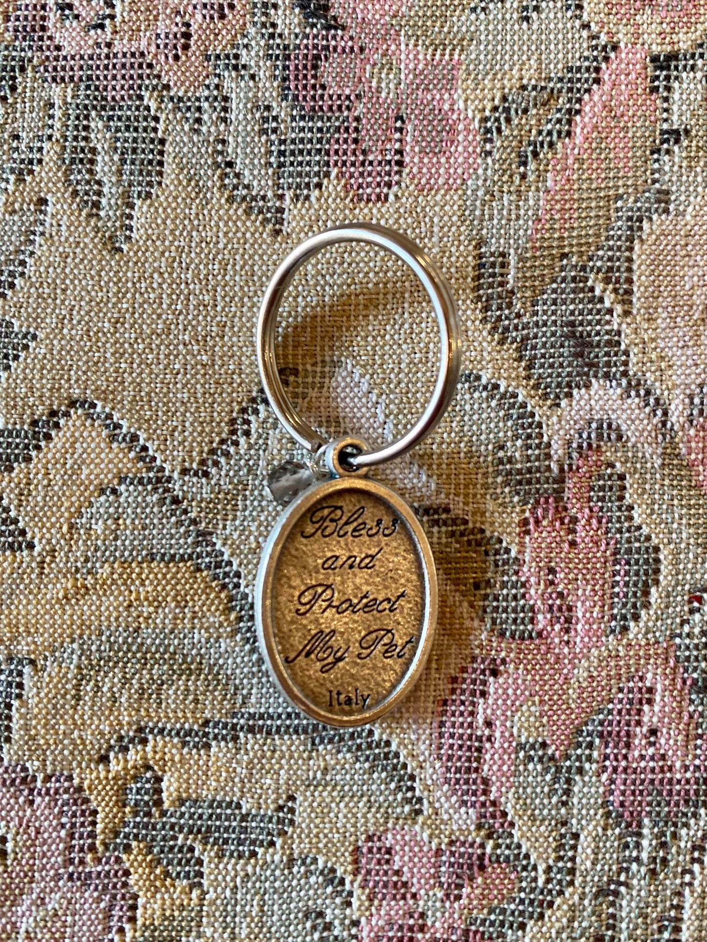 HER Story - Bless this Pet Tag with Gemstone - Dog/Cat Charm