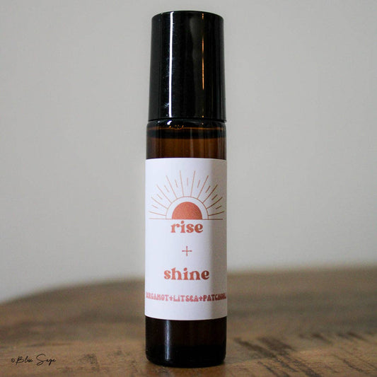 Blue Sage - Rise + Shine Essential Oil Roller | Aromatherapy