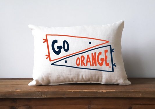 SYRACUSE DOUBLE COLLEGIATE PENNANT PILLOW
