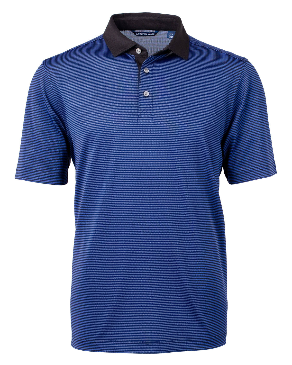 Cutter & Buck - Cutter & Buck Virtue Eco Micro Stripe Recycled Mens Polo