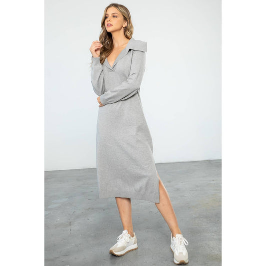 THML - Collared Sweater Dress